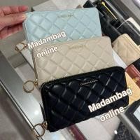 ราคา CHARLES & KEITH Cressida Quilted Long Wallet กระเป๋าสตางค์ใบยาวซิปรอบ (25480581748)