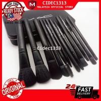 ราคา 12 ชิ้น MAC Make Up ชุดแปรงกรณีเหล็ก Alat Kosmetik Berus แต่งหน้า 12 ชิ้น 化妆刷 (41519761163)