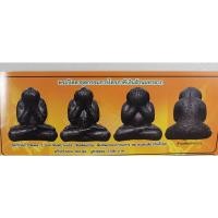 ราคา พระปิดตา เนื้อผงคลุกรัก ปั้นโบราณจารมือ พิมพ์พุงป่องกรรมการ 1 ในชุด กรรมการ รุ่น ไหว้ครู 57 มหามงคล พ่อท่านเขียว (28261553726)