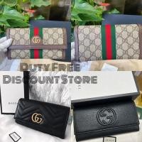 ราคา GUCCI กระเป๋าสตางค์ GG MARMONT LEATHER CONTINENTAL WALLET (27063524818)