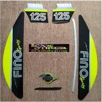 ราคา HIJAU Yamaha Fino Sporty 125 สีเงิน เขียว Striping 2017 (29615413885)