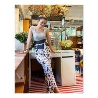 ราคา กางเกง wrap pants เอวสูง ผูกเอว ผ้าสปัน พริ้ว ใส่สบาย (10471203310)