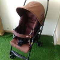 ราคา รถเข็นเด็กมือสอง Combi รุ่น Mechacal first สีน้ำตาล สภาพสวย 90% (1303155191)