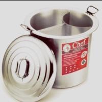 ราคา Zebra หม้อก๋วยเตี๋ยวสแตนเลสหัวม้าลาย เบอร์ 50*3ช่อง (833325201)