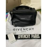 ราคา GIVENCHY Pandora Black Leather Tote Shoulder Crossbody Bag Medium (28619369276)