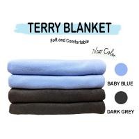 ราคา Terry Blanket ผ้าห่มผ้าขนหนู ขนาดใหญ่150x200cm 5ฟุต ผ้านุ่ม ห่มอุ่น เบาสบาย สไตล์มินิมอล (29356283222)