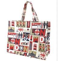 ราคา พร้อมส่ง กระเป๋าแฮรอท Harrods iconic London large canvas shopper bag แท้สวย ใหญ่จุใจ (3545663898)