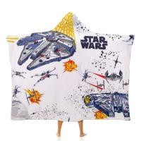 ราคา Star Wars 50*60 นิ้วผ้าห่มสวมใส่ Hoodie โยนผ้าห่ม Hooded Cloak Flannel ขนแกะผ้าคลุมไหล่ห่อ Nap Quilt (29161700262)