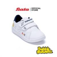 ราคา Bata บาจา ยี่ห้อ BubbleGummers รองเท้าผ้าใบ สนีคเกอร์แฟชั่น มีเทปหนาเตย สำหรับเด็กผู้ชาย รุ่น Lego2 สีขาว 3411023 (14563845304)