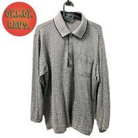 ราคา เสื้อมือสอง เสื้อแขนยาวคอปก แบรนด์ GIANNI VALENTINO ITALY อก38-39นิ้ว (29617267798)