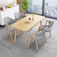 ราคา ชุดโต๊ะกินข้าว Living โต๊ะทานอาหาร 120cm ไม้จริง พร้อมเก้าอี้4ที่นั่ง ชุดโต๊ะอเนกประสงค์ (27886871077)