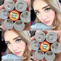 ราคา คอนแทคเลนส์ บิ๊กอาย รุ่น Kwanusa สีเทา/ตาล Gray/Brown (24541727077)