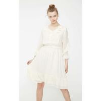 ราคา VERO MODA ชุดเดรสระบายทรงเอ (43758836088)