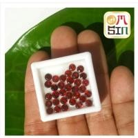 ราคา A067 3 มิล+- 1 เม็ด กลม โกเมน สีแดง พลอยแท้ Natural Garnet ก้นแหลม พลอยดิบ ไม่เผา ธรรมชาติแท้ 100% (29106034936)