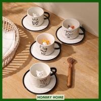 ราคา พร้อมส่งจากไทย แก้วเซรามิค แก้วกาแฟน้องแมว ชุดถ้วยแก้วกาแฟ ของขวัญปีใหม่ (16321324007)