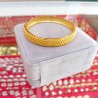 ราคา #กำไลเศษทองลายดอกพิกุล (25007058966)