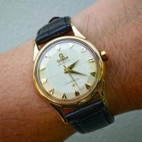 ราคา Omega Constellation 14k solid gold pie pan crosshair dial with solid gold หอดูดาว 12 เหลี่ยม หลักว่าว ทองคำ 14k (19548865055)