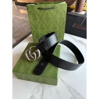 ราคา GGG 4cm เข็มขัดผู้ชาย หัวเข็มขัด Double G สีเงินเก่า ชุบพัลลาเดียม หนังวัวอิตาลีแท้ 100% ปั๊มลายจากโรงงานต้นฉบับ (45153397850)