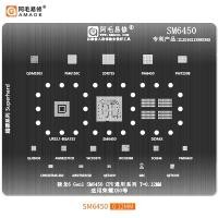ราคา Amaoe BGA Reballing Stencil สําหรับ X50 Snapdragon 6 SM6450 SDR735 PM7250B WCD9370 WCN3988 SC8546 QET6105 PM6150C BGA200 ซ่อมเครื่องมือ ic reballing ลายฉลุ (44462476079)