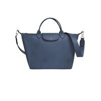 ราคา Longchamp LePliage Cuir Size M noir สายใหญ่ (ลูกค้าจอง) (21011266763)