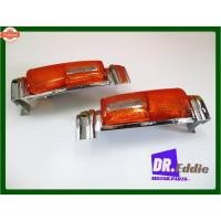 ราคา ไฟหรี่ ไฟมุมขอชุคู่หน้าซ้าย-ขวา สีส้ม Fit For NISSAN BIG-M BDI 1990-1994 // Front Corner Bumber Lamp LH&RH (40870664333)