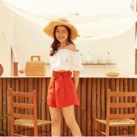 ราคา lookbooklookbook Brooklyn Tangerine Used once like very new! Size S (5540867881)