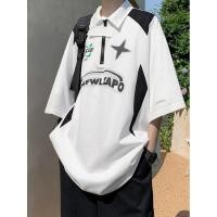 ราคา เสื้อเชิ้ตแขนยาวโปโลผู้ชายแนวย้อนยุคย้อนยุคย้อนยุคชุดสูทโปโลเสื้อเชิ้ตแขนสั้นผู้ชาย (55854094801)