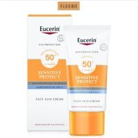 ราคา Exp.12/2023 Eucerin Sun Creme Sensitive Protect SPF 50+ - 50ml (กันแดดเนื้อครีม สำหรับผิวบอบบาง แพ้ง่าย) (2740850566)
