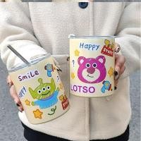 ราคา พร้อมส่ง แก้วน้ำเก็บความเย็นลายการ์ตูน ลายทอยสตอรี่ toy story ขนาด 350 มิล (29829324050)