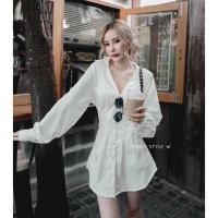 ราคา มินิเดรส Posyy สีขาว ผ้าซาตินวาเลนติโน่ (15756170590)