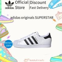 ราคา （ของแท้ %）( พร้อมส่งในไทย) adidas originals SUPERSTAR J Sneakers adidas white รองเท้าผ้าใบ (57550634907)