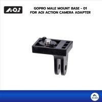 ราคา AOI GP-MM-01-BLK GoPro Male Mount Base อแดปเตอร์ต่อ AOI Action camera adapter ไปอุปกรณ์ mount gopro (29310587398)