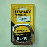 ราคา ตลับเมตรสแตนเล่นแท้ ความยาว5เมตร สีเงินชุบโครเมียม รุ่น Stanley Powerlock (9965466921)