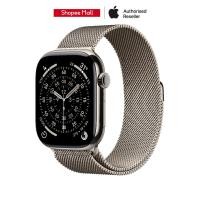 ราคา Apple Watch Series 11 GPS + Cellular 46mm Natural Titanium Case with Natural Milanese Loop (25246919367)