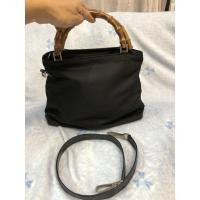 ราคา Sale**GUCCI BAMBOO Black 11 แท้มือสอง (6383644715)