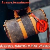 ราคา หลุยส์วิตตองLouis Vuitton LV KEEPALL BANDOULIÈRE 25 handbagกระเป๋าถือ กระเป๋าสะพาย กระเป๋าเดินทาง (27627475272)