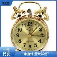 ราคา Shangjin โลหะเกียร์คอลเลกชันเครื่องจักร Sun Old-fashioned คลาสสิก Retro Super ขนาดใหญ่ Zhao Zhiman คู่มือนาฬิกาปลุก Clockwork Horseshoe Ringtones UIBG (26843685654)