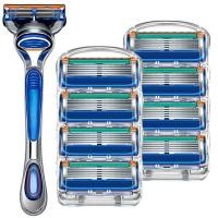ราคา มีดโกนหนวด มีดโกน อัพเกรดใบมีดห้าชั้นมีดโกนคู่มือมีดโกนใบมีดสากล Gillette 5 ใบมีด Fengyin ผู้ถือใบมีดผู้ชาย (42027112329)