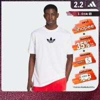 ราคา adidas ไลฟ์สไตล์ เสื้อยืดทรงหลวม adidas Adicolor 2000s Cali ผู้ชาย สีขาว JX1515 (27335420561)