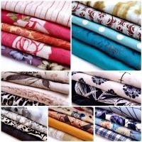 ราคา เศษผ้า 10-89 ซม. ผ้าสำหรับงานฝีมือ แพทช์ ลินิน100% ลินินแท้ ต่อผ้า ลายดอก scrap patchwork fabric (29767178074)