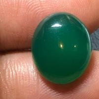 ราคา พลอยโมรา อาเกต หรือคาลซิโดนี ( Green Chalcedony ) หลังเบี้ย นน 6.15กะรัต ขนาด 13x11มิล (6513983636)