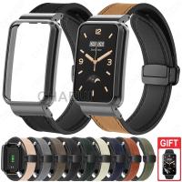 ราคา สายหนังซิลิโคนอุปกรณ์เสริมสร้อยข้อมือสําหรับ Xiaomi Smart Band 8 9 Pro / Mi Band 7 Pro / Xiaomi Smart Band 8 9 Active (24079073914)