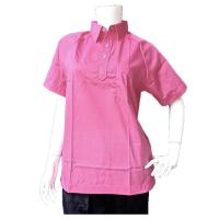 ราคา เสื้อพละโรงเรียนสีบานเย็น เนื้อผ้าโทเร ชุดพละนักเรียนไซส์ระดับมัธยม (41100453582)