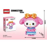 ราคา [พร้อมส่ง] บล็อกตัวต่อเลโก้ Lingko:Mymelody ยี่ห้อลิ้งค์โก้ ตัวการ์ตูนมายเมโลดี้ (22885105798)