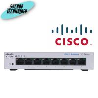 ราคา CBS110-8T-D-EU Cisco 8-Ports Gigabit 10/100/1000 Mbps Unmanaged Desktop Switch ประกันศูนย์ (21767703441)