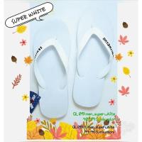 ราคา รองเท้าแตะ ยางพารา ผู้ชาย สีขาวล้วน (7087615326)