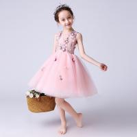 ราคา Gd36511 พร้อมส่งจากไทย ชุดออกงานเด็กหญิงสีชมพู ชุดราตรีเด็กทรงสั้น ชุดเดรสเด็กหญิง (5960369080)