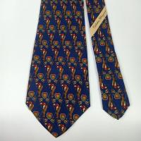 ราคา เนคไท มือสอง Salvatore Ferragamo Men's Silk Tie Vintage Design Golf Sport Made in Italy (40165088591)