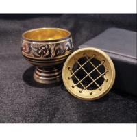 ราคา ราคาส่ง* กระถางกำยาน ทองเหลืองขนาด 2 นิ้ว (4002633829)