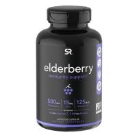 ราคา SR Elderberry Vitamin D3 C และ zinc เสริมภูมิต้านทาน Immunity Support with Vitamin D3, C and Zinc 60 เม็ด (14691228115)